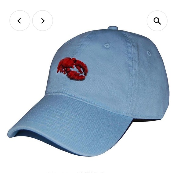 Embroidered Baseball Cap Lobster Smathers & Branson - Picture 1 of 5